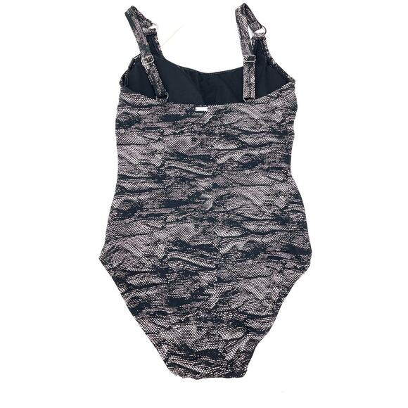 Calvin Klein One Piece Brown & Black Animal Print Swimsuit 8 NWT - Picture 4 of 5